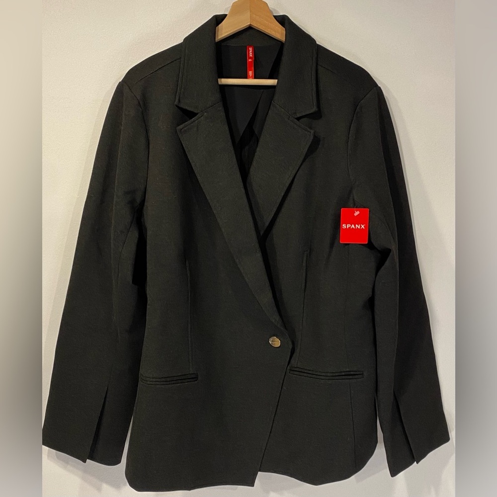 Spanx 2X Womens The Perfect Asym Tailored Blazer
